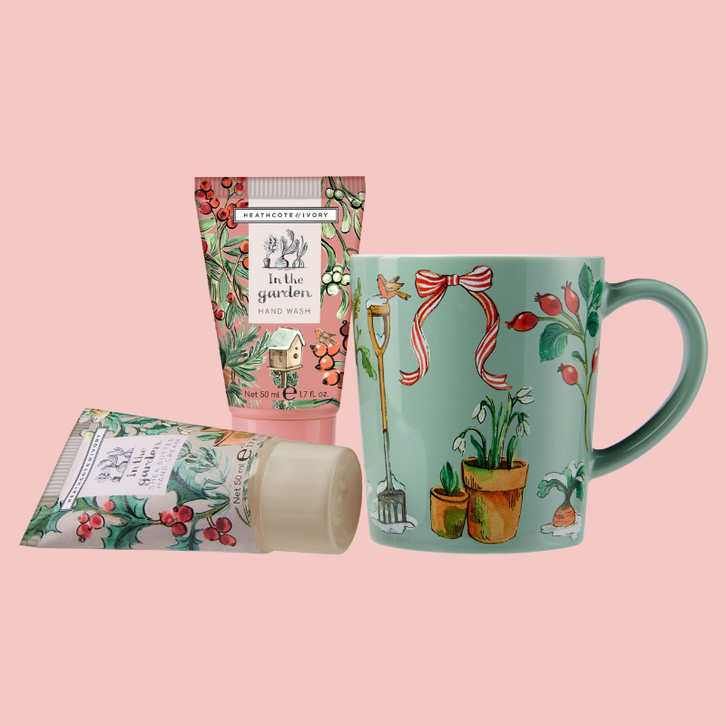 In The Garden Mug & Hand Care Gift Set - FG9666 - Uneeka