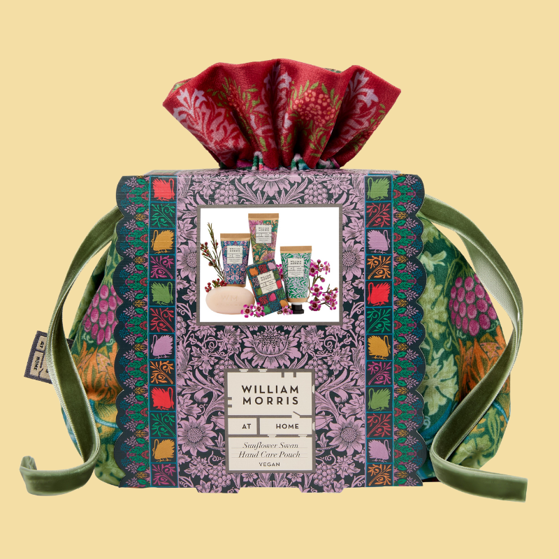 Sunflower Swan Velvet Cosmetic Bag Gift Set - FG9739 - Uneeka