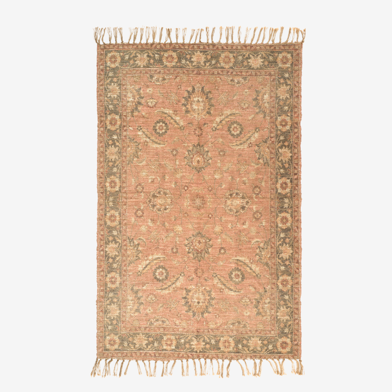 Classic Floral Printed Rug - FLRUGXL - Uneeka