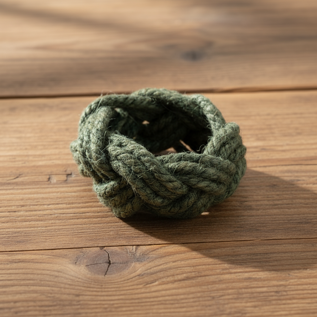 Plaited Jute Napkin Ring - JNRO - Uneeka