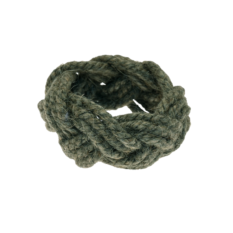 Plaited Jute Napkin Ring - JNRO - Uneeka