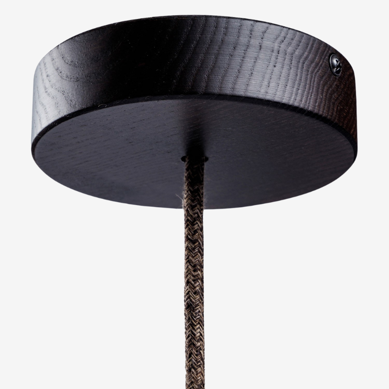 Dark Finish Wooden Ceiling Rose - KRL0410 - Uneeka