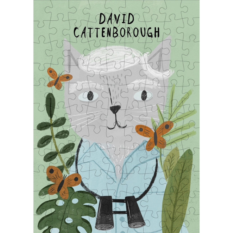 99 Piece David Cattenborough Mini Jigsaw - B075363 - Uneeka