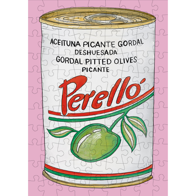 99 Piece Olive Tin Mini Jigsaw - B075397 - Uneeka