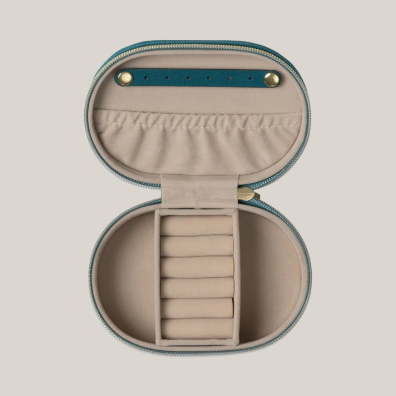 Celestial Moon Oval Jewellery Case - DJC-2028EU - Uneeka