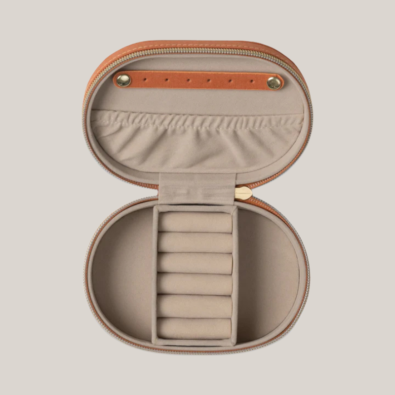 Celestial Sun Oval Jewellery Case - DJC-2026EU - Uneeka