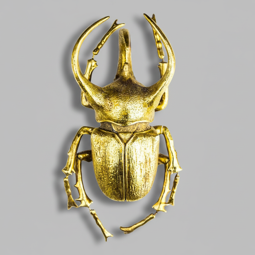 Extra Large Gold Beetle Wall Décor - TPR13 - Uneeka