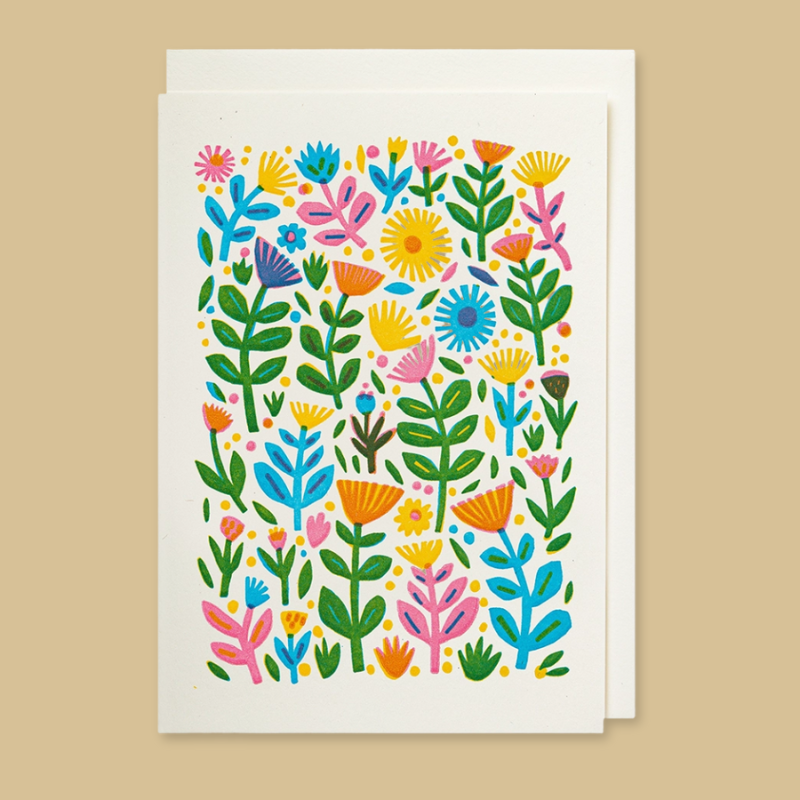 Flower Garden Mini Card - APS381- Uneeka