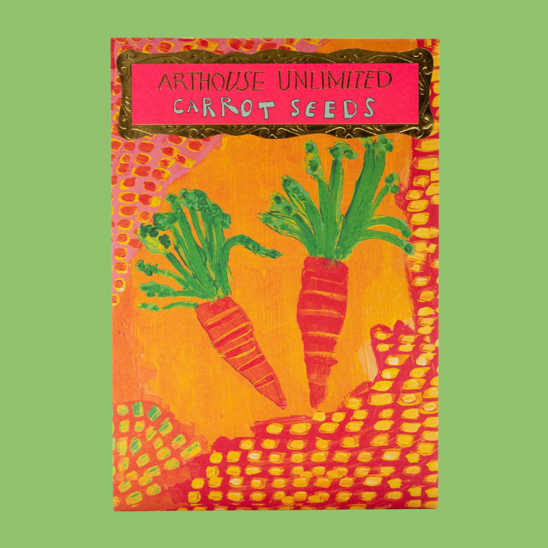 Arthouse Packet Of Carrot Seeds - SEEDS002 - Uneeka