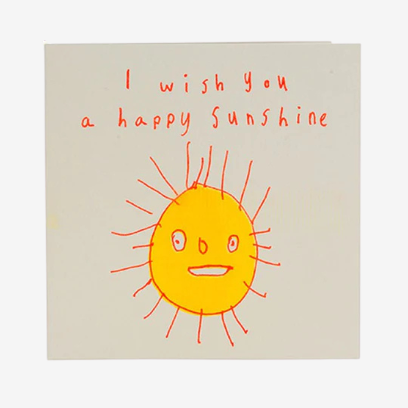 Happy Sunshine Greetings Card - CAR261 - Uneeka
