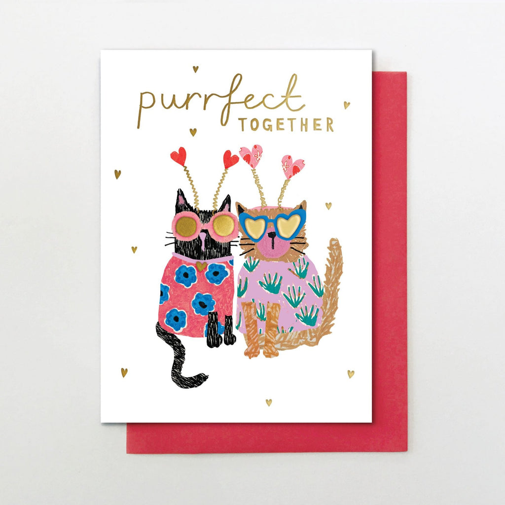 Purrfect Together Greetings Card - WL03 - Uneeka