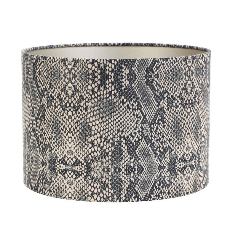 Python Brown Cylinder Lampshade* - 2220259 - Uneeka