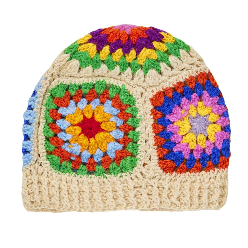 Rainbow Crochet Tile Beanie - H10C - Uneeka