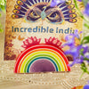 Rainbow Soapstone Photo Holder - SS43 - Uneeka