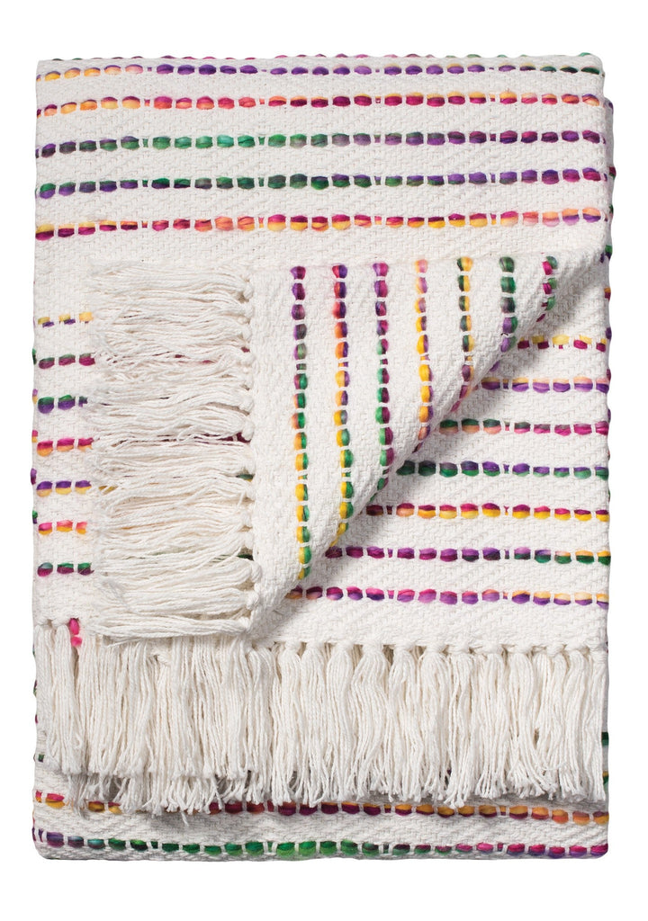 Rainbow Threads Cotton Handloom Throw - TH138 - Uneeka