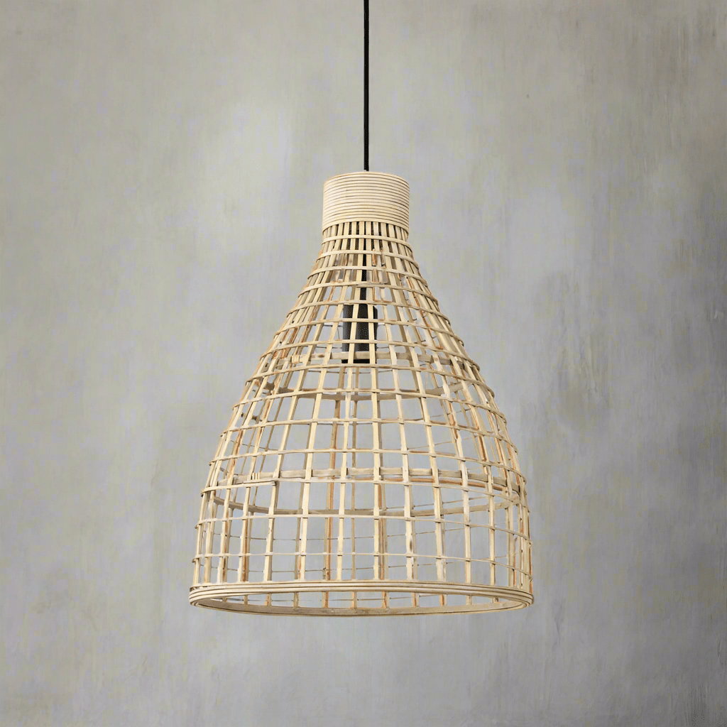 Rattan Natural Hanging Lamp - 2944184 - Uneeka