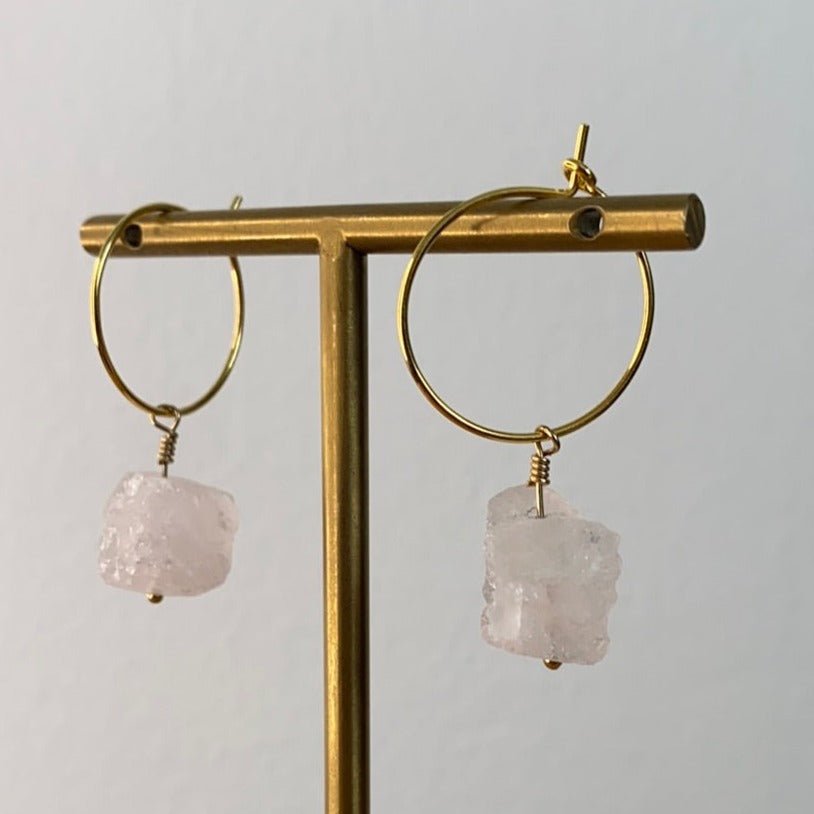 Raw Nugget Earrings - RNE002 - Uneeka