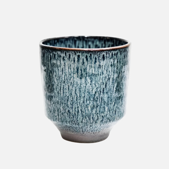 Reactive Glaze Mixed Tone Plant Pot - RGNOP13 - Uneeka