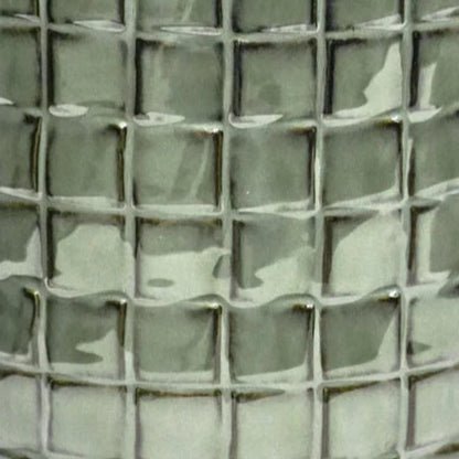 Reactive Glaze Textured Tile Plant Pot - TTBGP16 - Uneeka