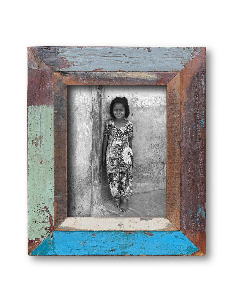 Reclaimed Wood Fino A5 Photo Frame - BRFA5 14EU - Uneeka