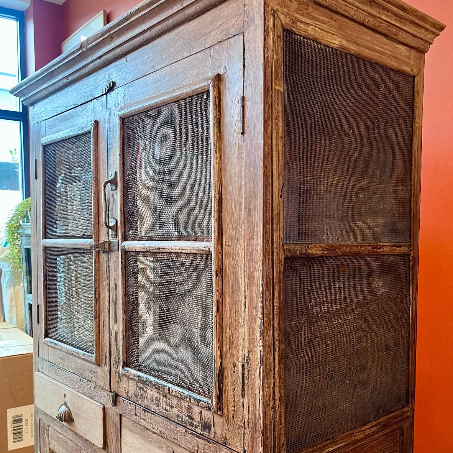 Reclaimed Wood Indian Larder - Uneeka