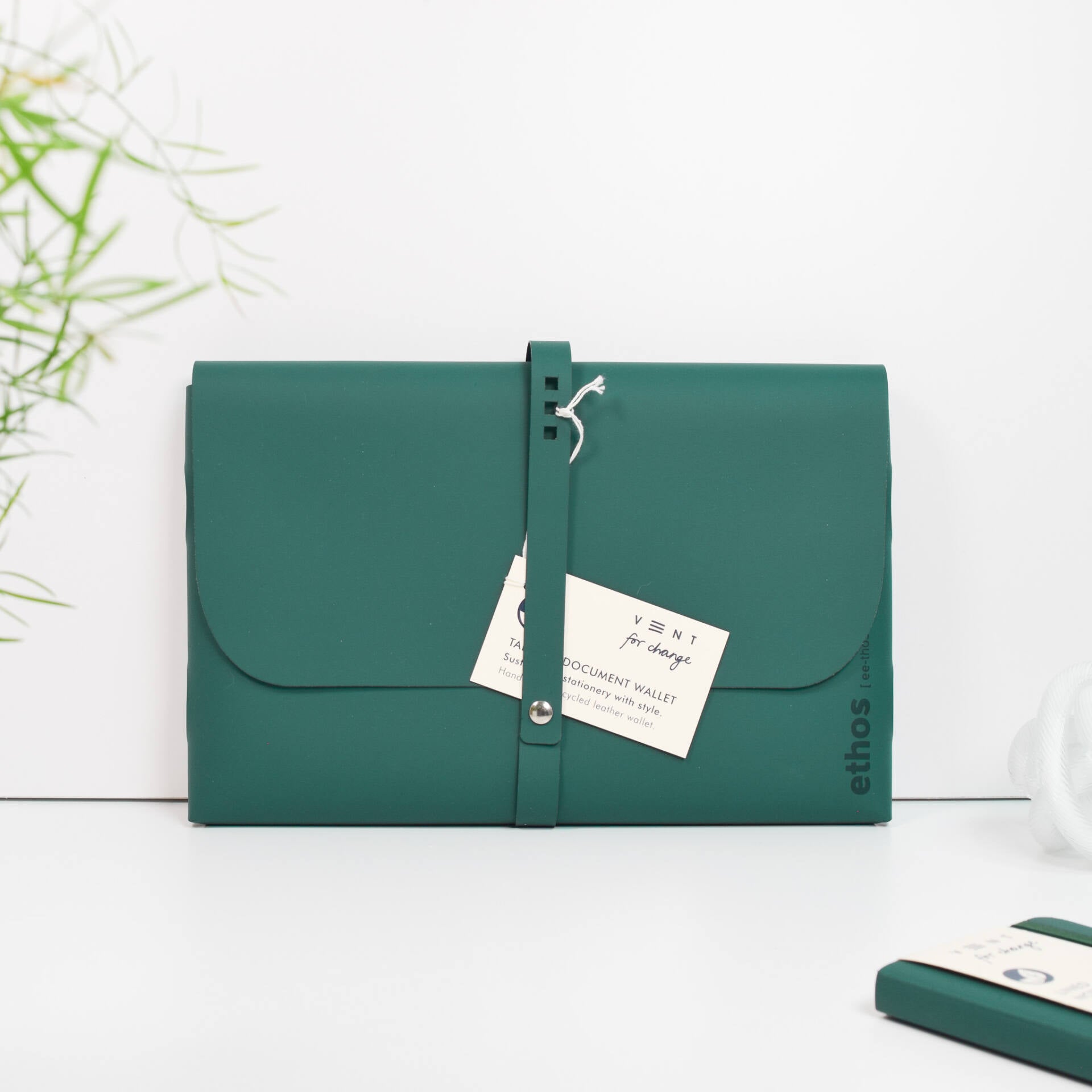 Recycled Leather A4 Document & Tablet Wallet - 247 - Uneeka