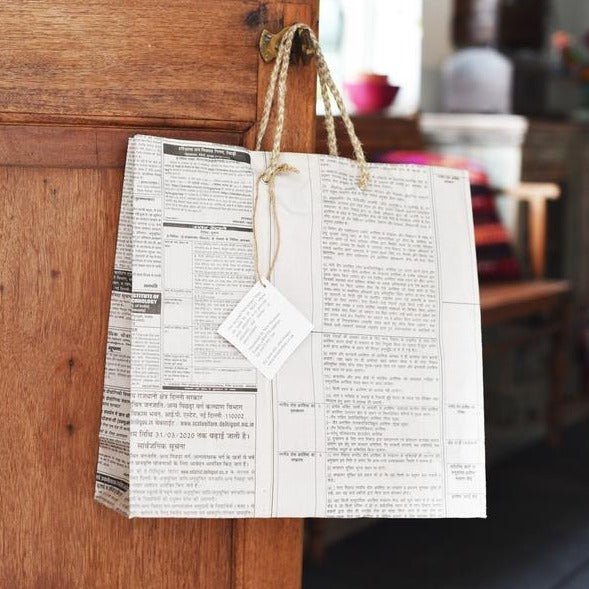 Recycled Newspaper Bags - newspaperbag - 3 - Uneeka