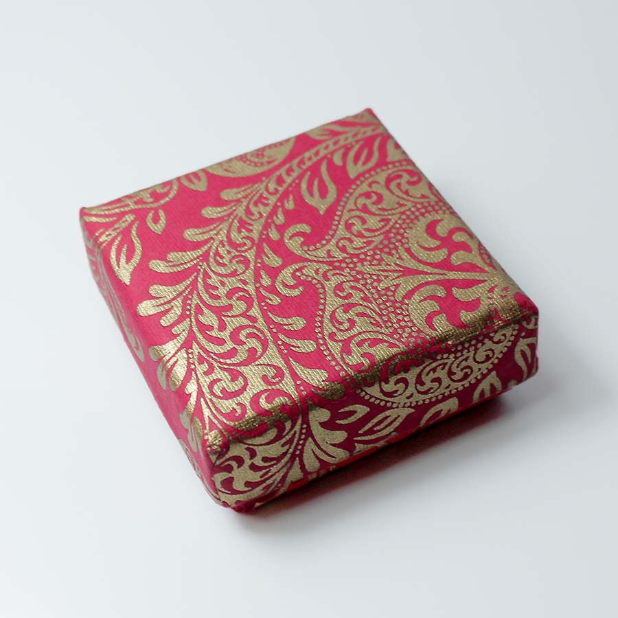 Red Splendour Jewellery Box - GBX - 4090 - RED - SMALL - Uneeka