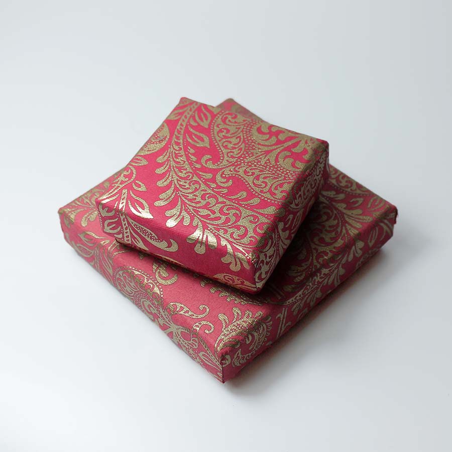 Red Splendour Jewellery Box - GBX - 4090 - RED - SMALL - Uneeka