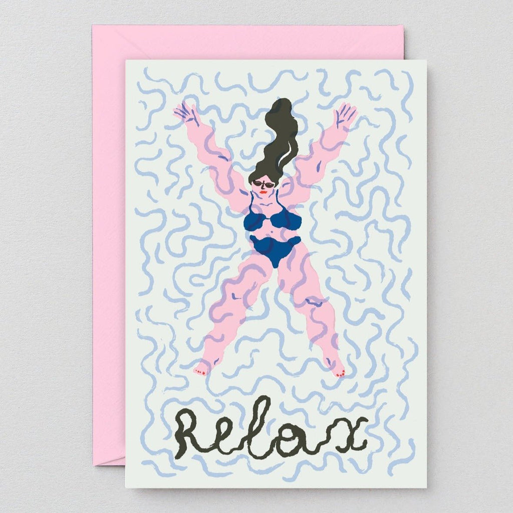 Relax Greetings Card* - CRD554 - Uneeka