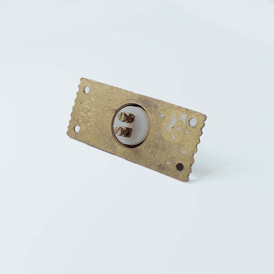 Retro Design Solid Brass Push Press Door Bell - 01.358R.SB.75 - Uneeka