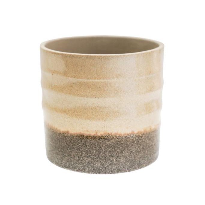 Rippled Two Tone Plant Pot - GRTG11 - Uneeka