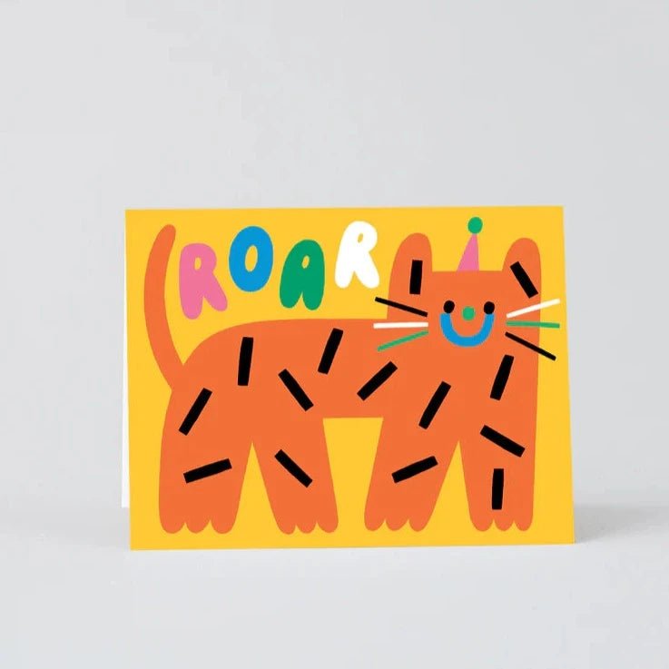 Roar Tiger Kids Greetings Card - KC012 - Uneeka