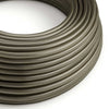 Round 3 Core Electrical Cable Covered with Rayon in Dark Grey - XZ3RM26 - Uneeka