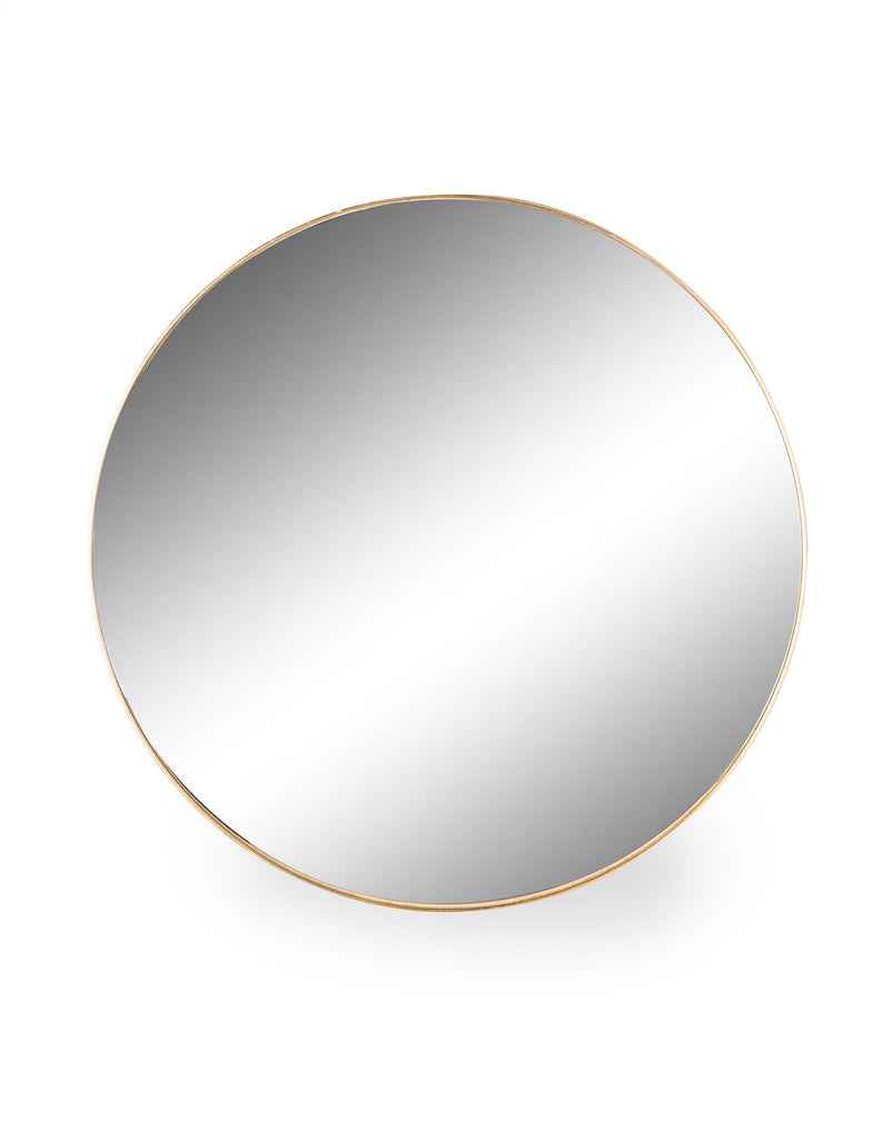 Round Gold Framed Mirror - M379 - Uneeka