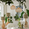 Round Rattan Hanging Lamp - 2960430 - Uneeka