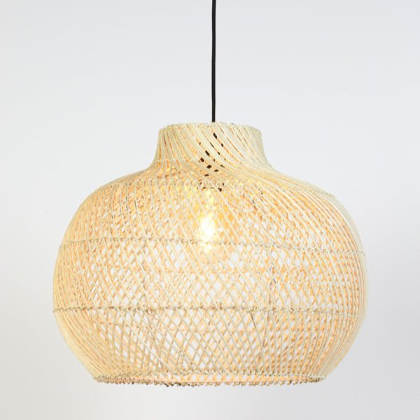 Round Rattan Hanging Lamp - 2960430 - Uneeka