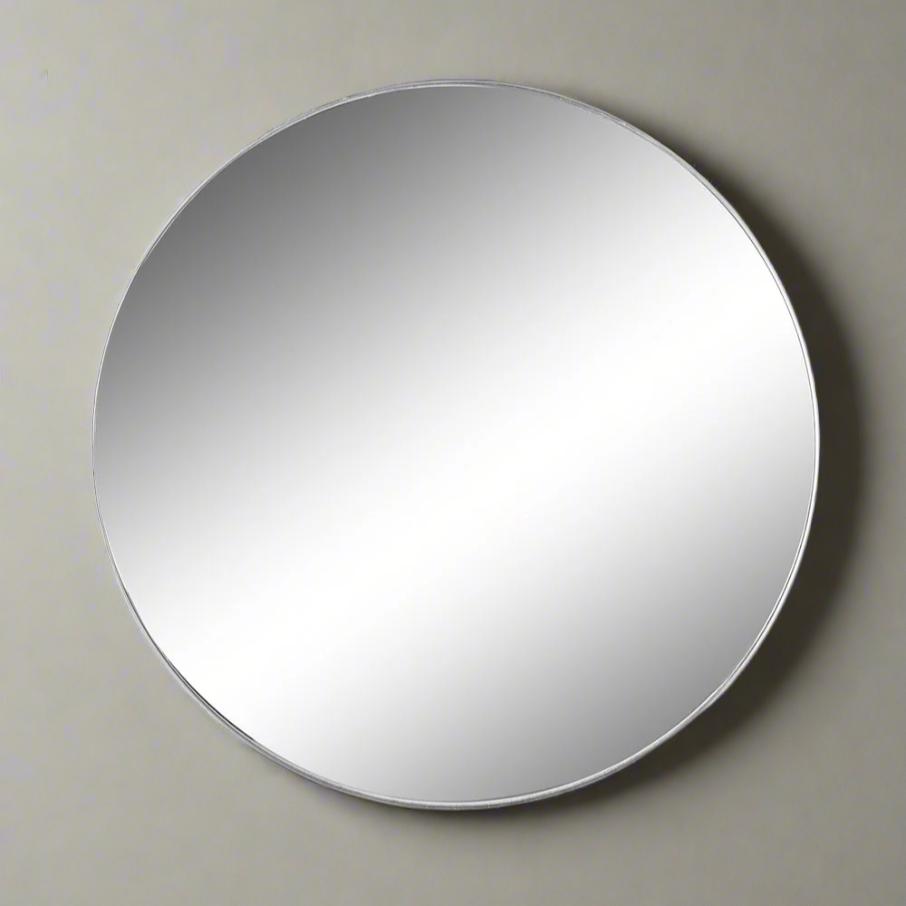Round Silver Framed Mirror - M384 - Uneeka