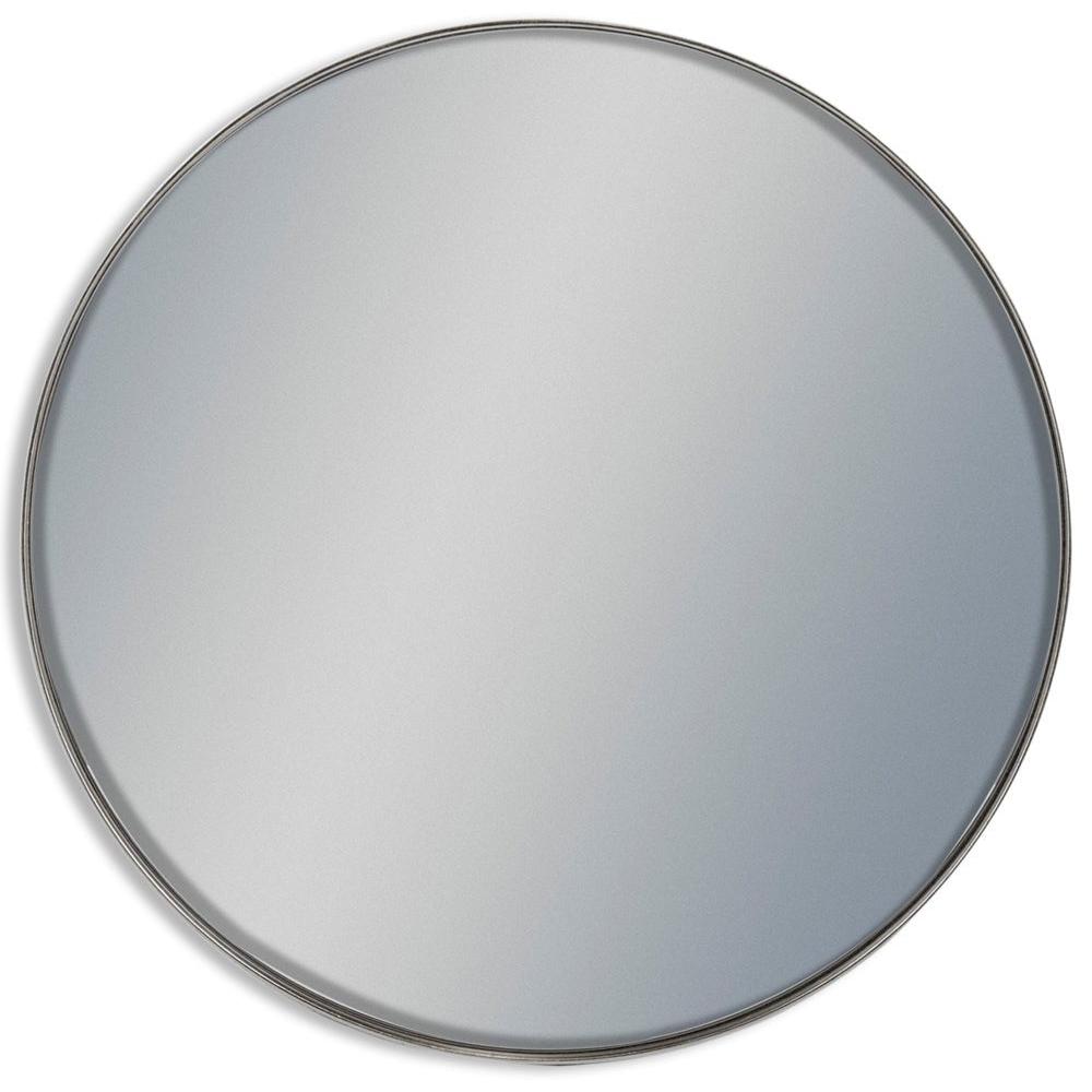 Round Silver Framed Mirror - M391 - Uneeka