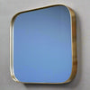 Rounded Edge Square Gold Frame Mirror - 7551 - Uneeka