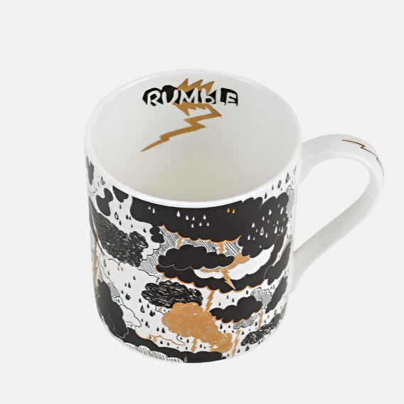 Rumble Fine Bone China Mug - MUG037 - Uneeka