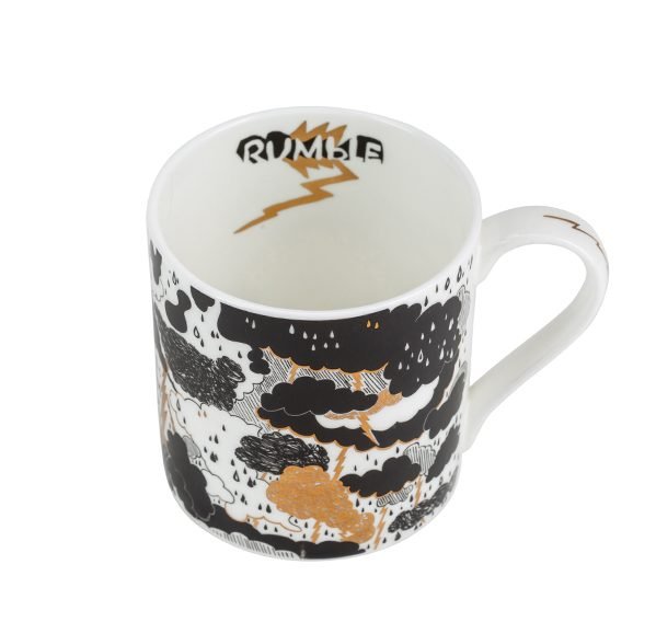 Rumble Fine Bone China Mug - MUG037 - Uneeka