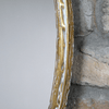 Rustic Distressed Gold Finish Metal Round Mirror - 9970 - Uneeka