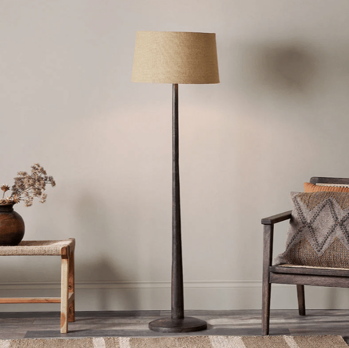 Sahar Mango Wood Floor Lamp - SL3501 - Uneeka