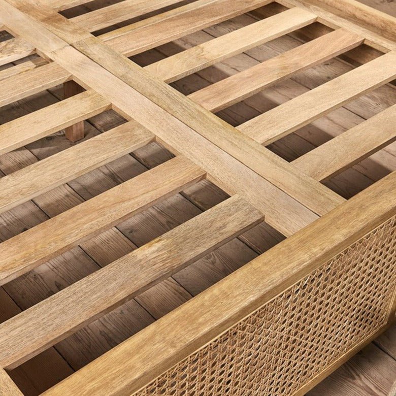 Saharsa Natural Bed Frame - SB6901 - Uneeka