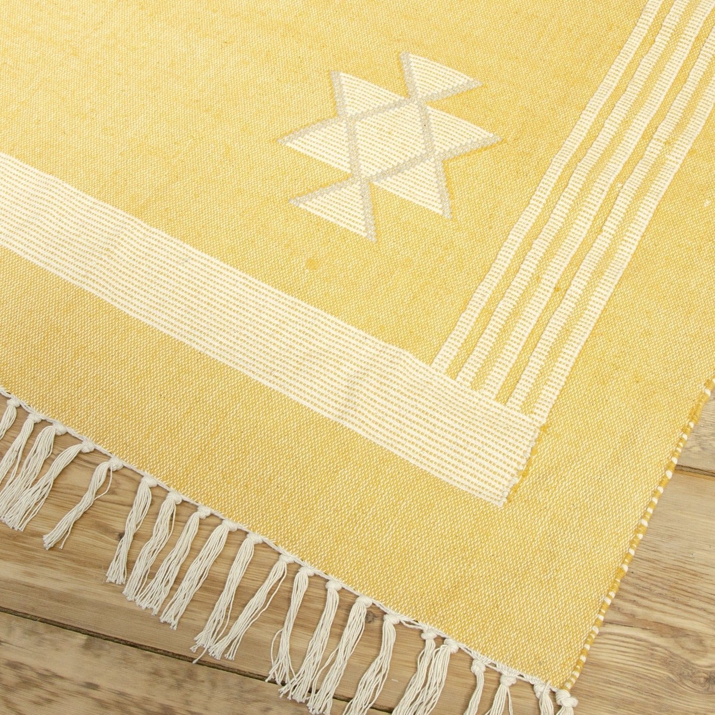 Embriodered Rug Sahlah Embroidered Tribal Rug | Moroccan Handmade Design | Uneeka