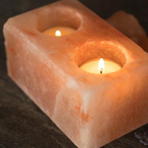 Salt Double Tealight Holder - SALT26 - Uneeka