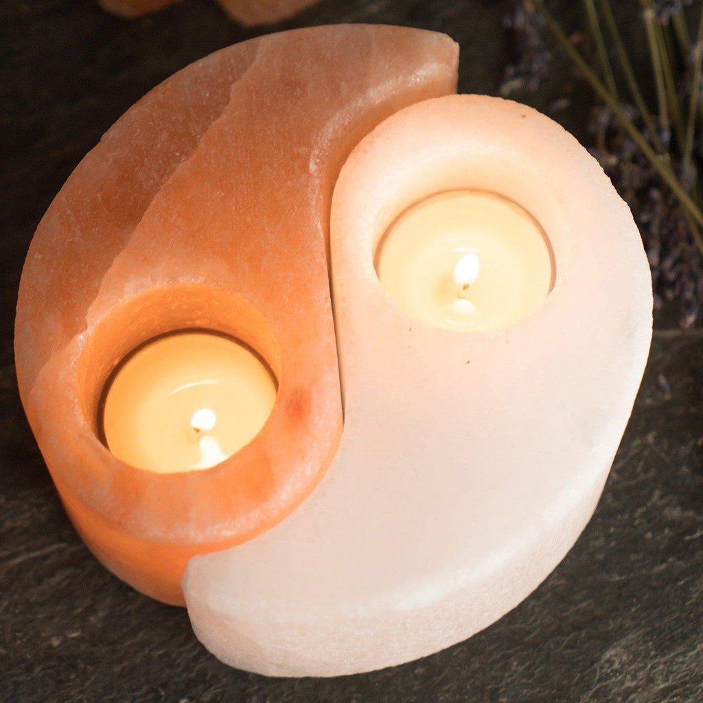 Salt Yin Yang Tealight Holders - SALT31 - Uneeka