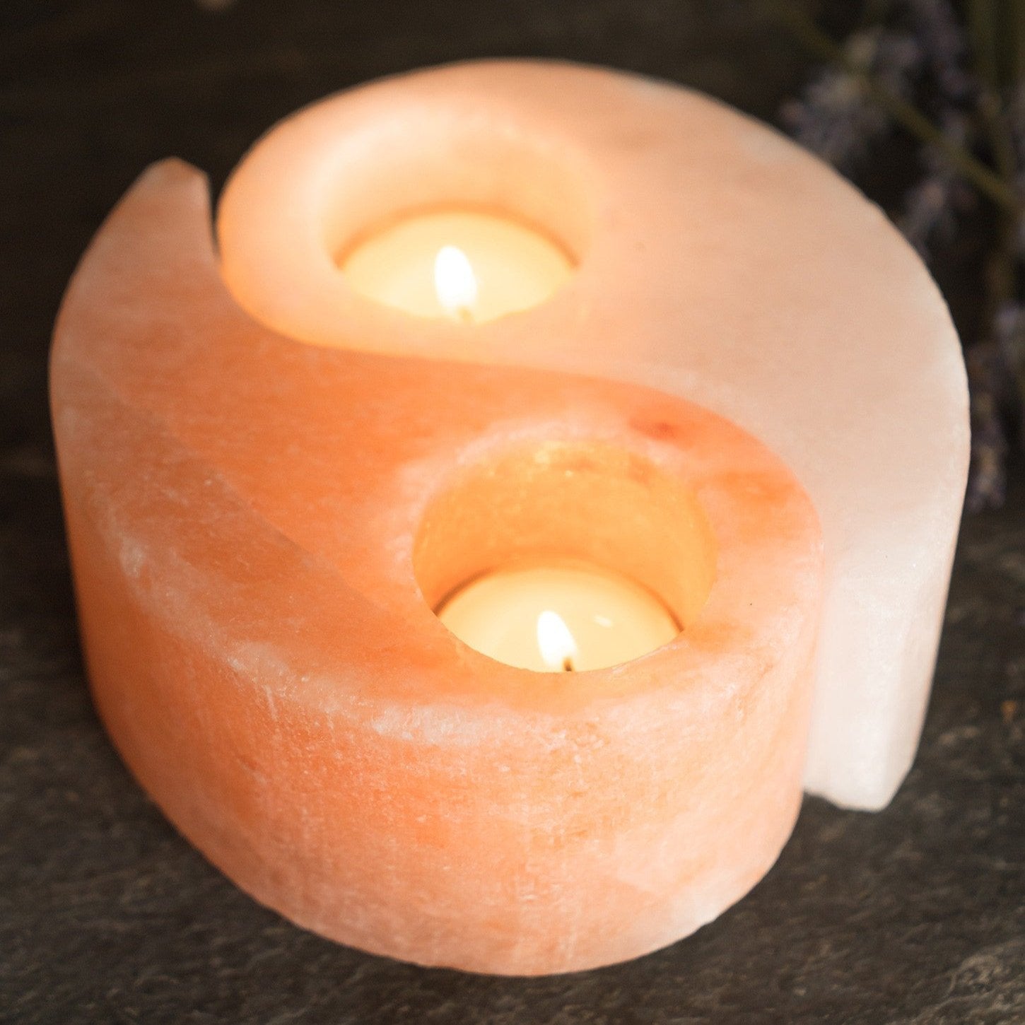 Salt Yin Yang Tealight Holders - SALT31 - Uneeka
