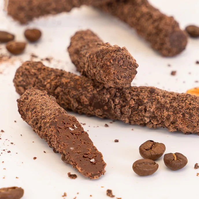Salted Caramel Mocha Chocolate Truffle Loglets - 60251 - Uneeka